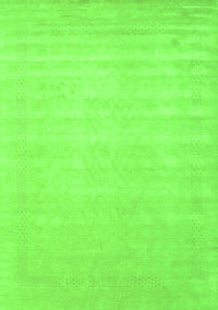 Solid Green Modern Rug, con2453grn