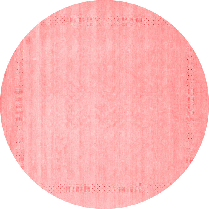 Machine Washable Solid Red Modern Rug, wshcon2453red