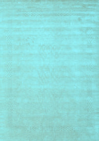 Solid Light Blue Modern Rug, con2453lblu