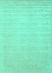 Solid Turquoise Modern Rug, con2453turq