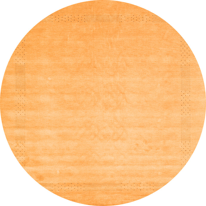 Machine Washable Solid Orange Modern Area Rugs, wshcon2453org