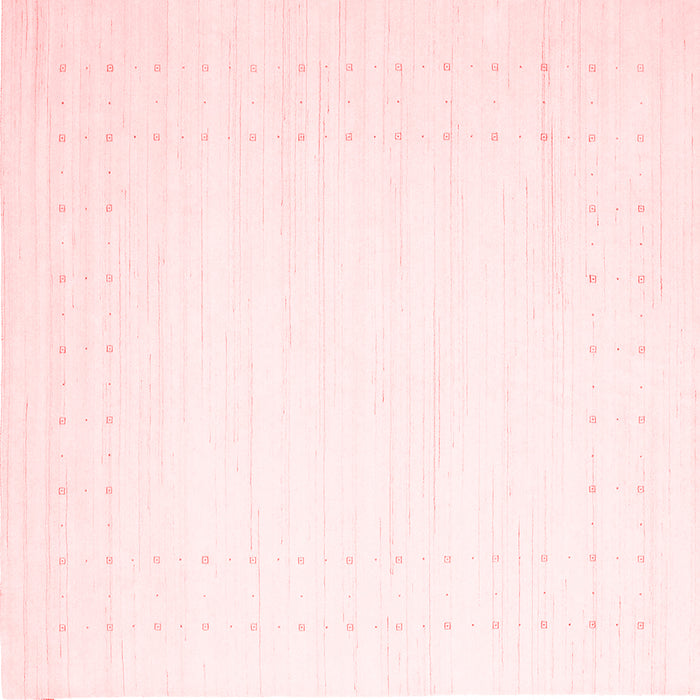 Machine Washable Solid Red Modern Rug, wshcon2454red