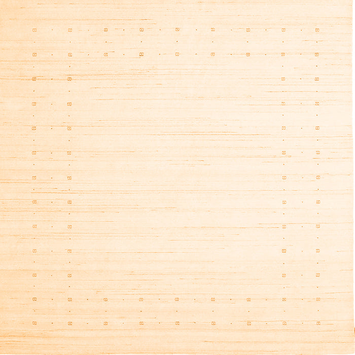 Serging Thickness of Solid Orange Modern Rug, con2454org