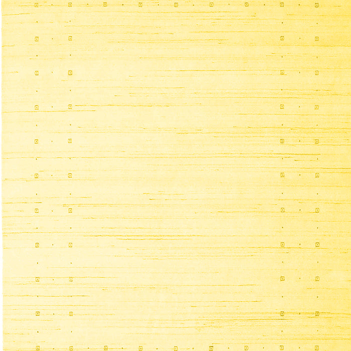Machine Washable Solid Yellow Modern Rug, wshcon2454yw