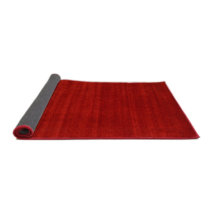 Thickness of Contemporary Neon Red Modern Rug, con2455