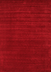 Abstract Red Contemporary Rug, con2455red