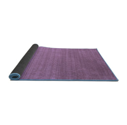 Sideview of Abstract Blue Contemporary Rug, con2456blu