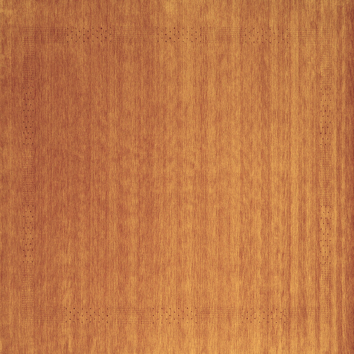 Square Machine Washable Abstract Brown Contemporary Rug, wshcon2456brn