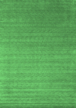 Abstract Emerald Green Contemporary Rug, con2456emgrn