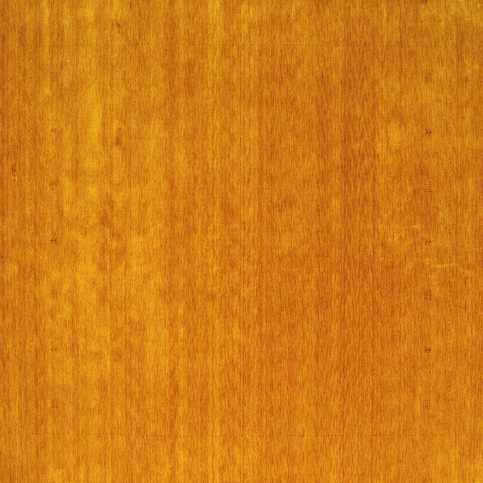 Square Abstract Yellow Contemporary Rug, con2458yw