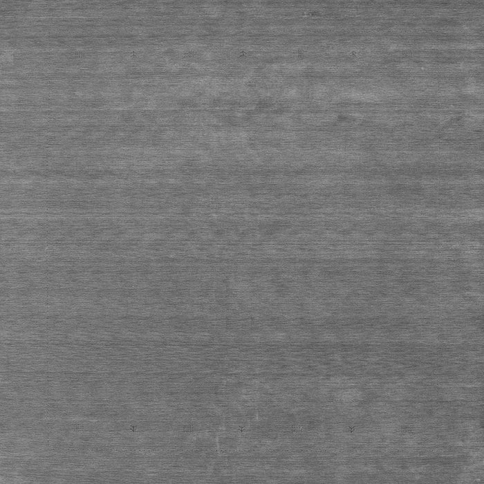 Round Machine Washable Abstract Gray Contemporary Rug, wshcon2458gry