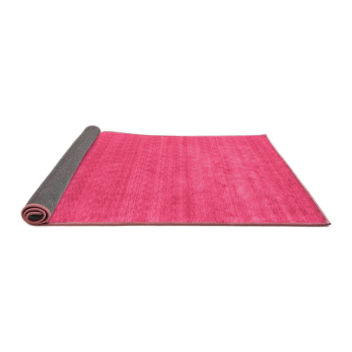 Sideview of Abstract Pink Contemporary Rug, con2458pnk
