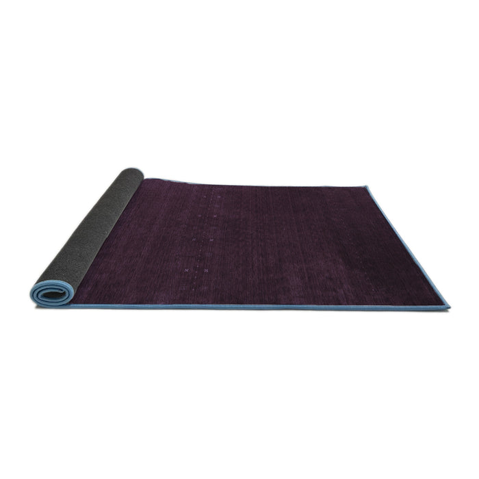Sideview of Abstract Blue Contemporary Rug, con2459blu