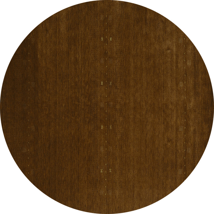 Round Machine Washable Abstract Turquoise Contemporary Area Rugs, wshcon2459turq