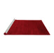 Contemporary Red Washable Rugs