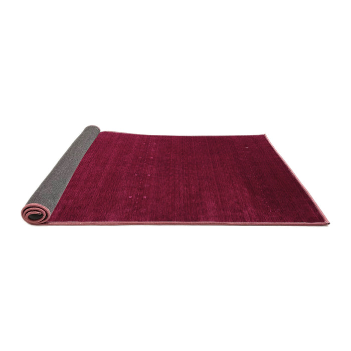 Sideview of Abstract Purple Contemporary Rug, con2459pur