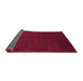 Sideview of Abstract Purple Contemporary Rug, con2459pur