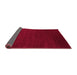 Sideview of Abstract Pink Contemporary Rug, con2459pnk