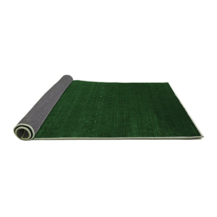 Sideview of Abstract Emerald Green Contemporary Rug, con2459emgrn