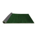 Sideview of Abstract Emerald Green Contemporary Rug, con2459emgrn