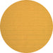 Square Abstract Orange Contemporary Rug, con245org