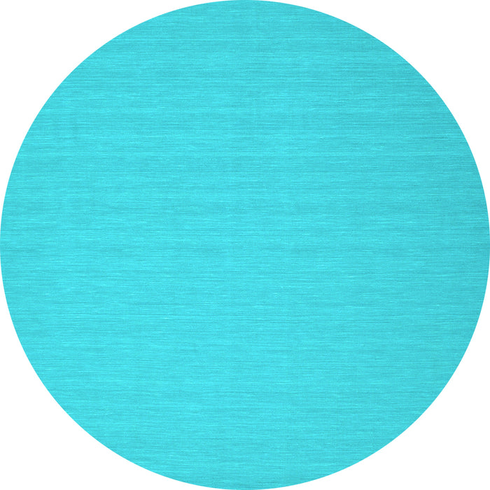 Round Machine Washable Abstract Light Blue Contemporary Rug, wshcon245lblu