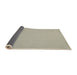 Thickness of Contemporary Sage Green Solid Rug, con246