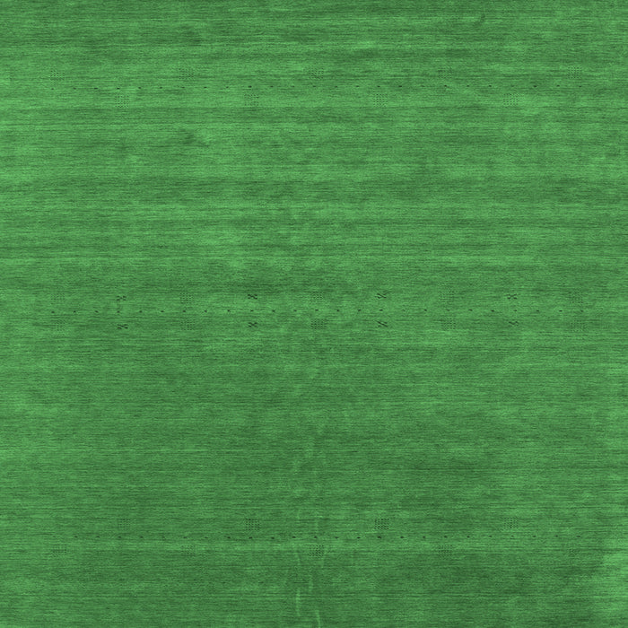 Square Abstract Emerald Green Contemporary Rug, con2460emgrn