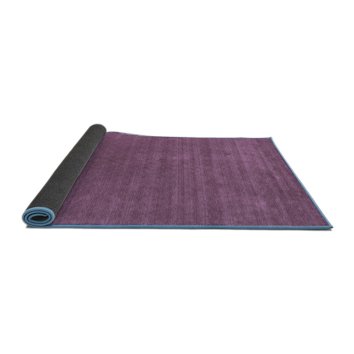 Sideview of Abstract Blue Contemporary Rug, con2460blu