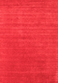 Abstract Red Contemporary Rug, con2460red