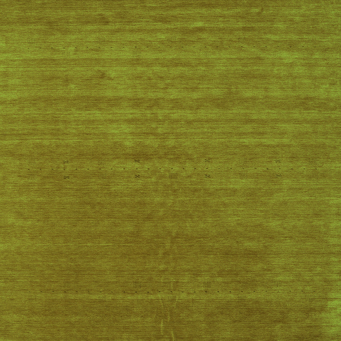 Round Machine Washable Abstract Green Contemporary Area Rugs, wshcon2460grn