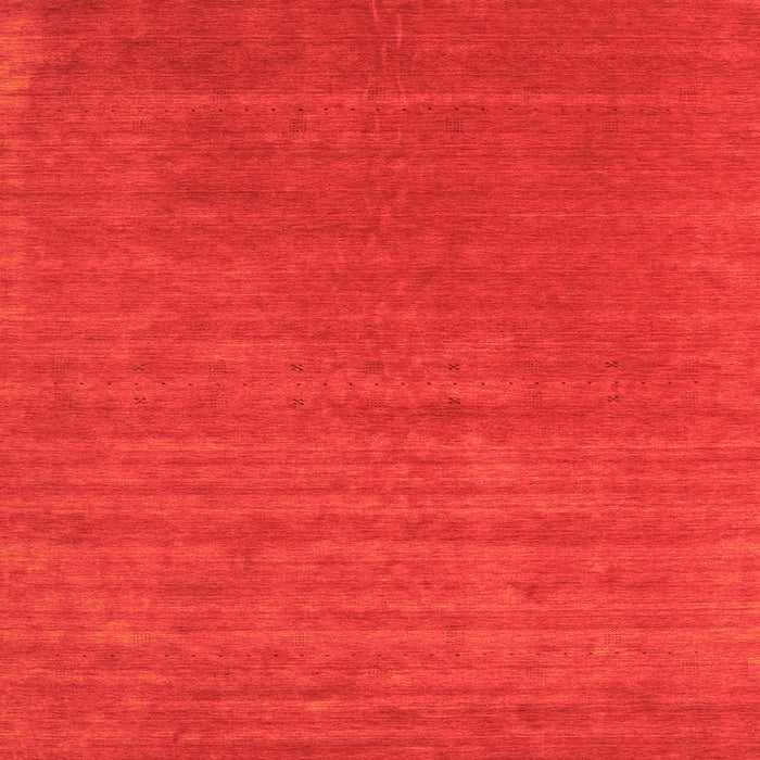 Round Machine Washable Abstract Orange Contemporary Area Rugs, wshcon2460org