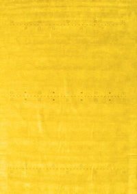 Solid Yellow Modern Rug, con2461yw