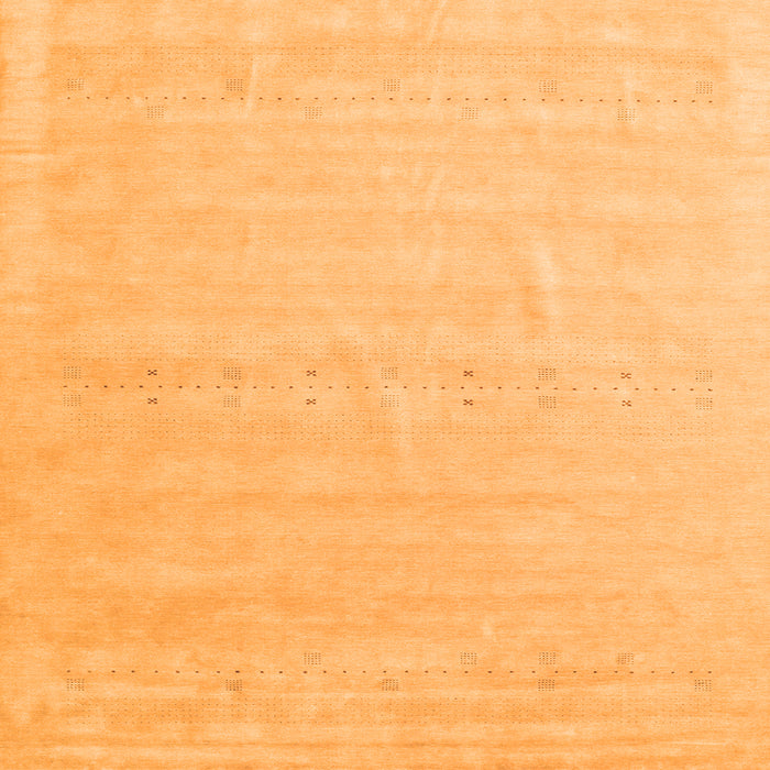 Serging Thickness of Solid Orange Modern Rug, con2461org