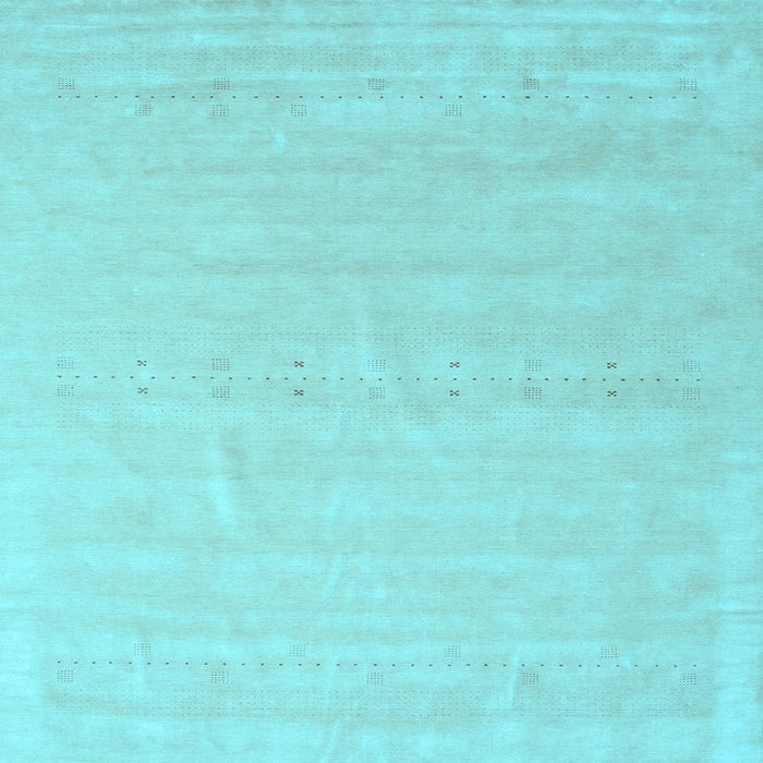 Square Solid Light Blue Modern Rug, con2461lblu