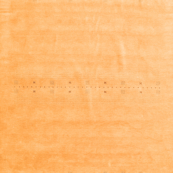 Serging Thickness of Machine Washable Solid Orange Modern Area Rugs, wshcon2461org