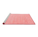 Modern Red Washable Rugs