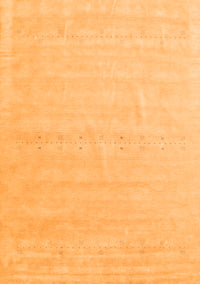 Solid Orange Modern Rug, con2461org