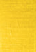 Machine Washable Solid Yellow Modern Rug, wshcon2461yw