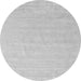 Machine Washable Solid Gray Modern Rug, wshcon2461gry