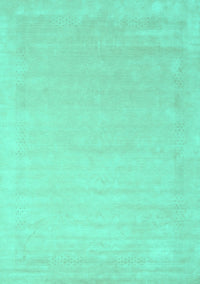 Solid Turquoise Modern Rug, con2462turq