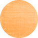 Machine Washable Solid Orange Modern Area Rugs, wshcon2462org