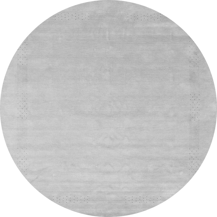 Square Solid Gray Modern Rug, con2462gry