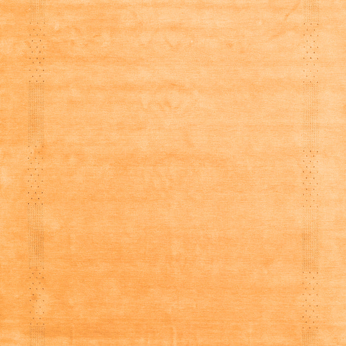 Serging Thickness of Machine Washable Solid Orange Modern Area Rugs, wshcon2462org