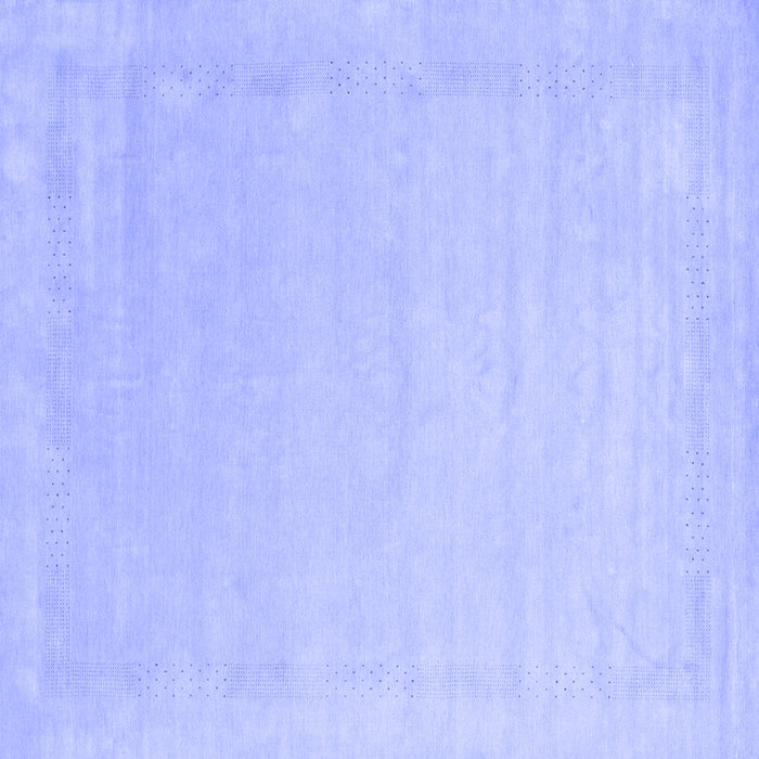 Square Solid Blue Modern Rug, con2462blu