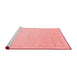 Modern Red Washable Rugs