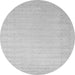 Machine Washable Solid Gray Modern Rug, wshcon2463gry