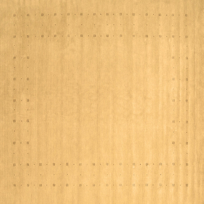 Square Solid Brown Modern Rug, con2463brn