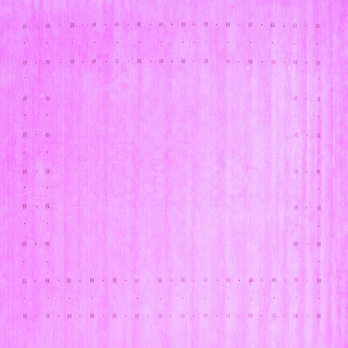 Square Solid Purple Modern Rug, con2463pur