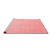 Modern Red Washable Rugs